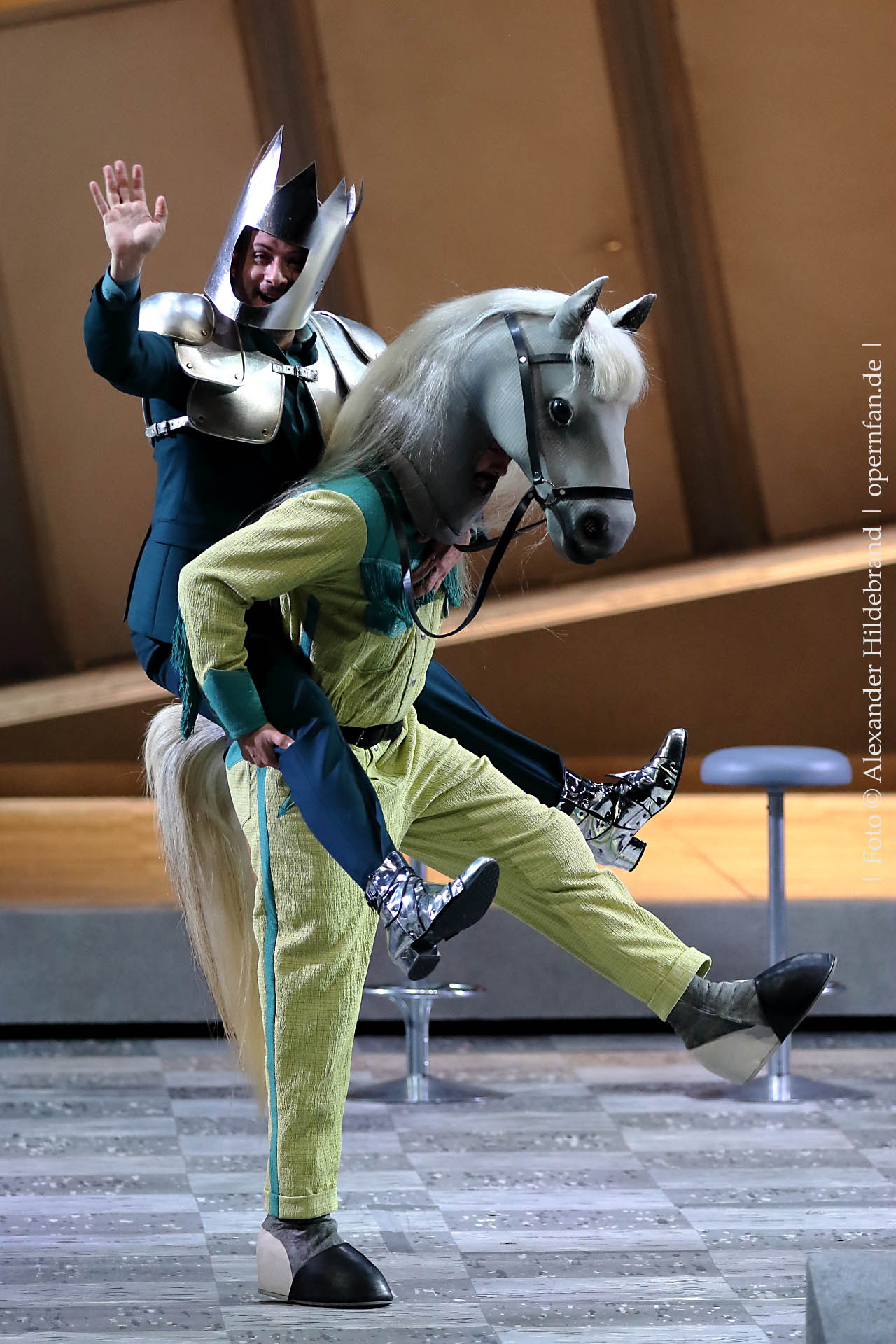 Alex Esposito als Don Quichotte, Seth Carico als Sancho Pansa | Foto © Alexander Hildebrand | opernfan.de |IMG 4236web