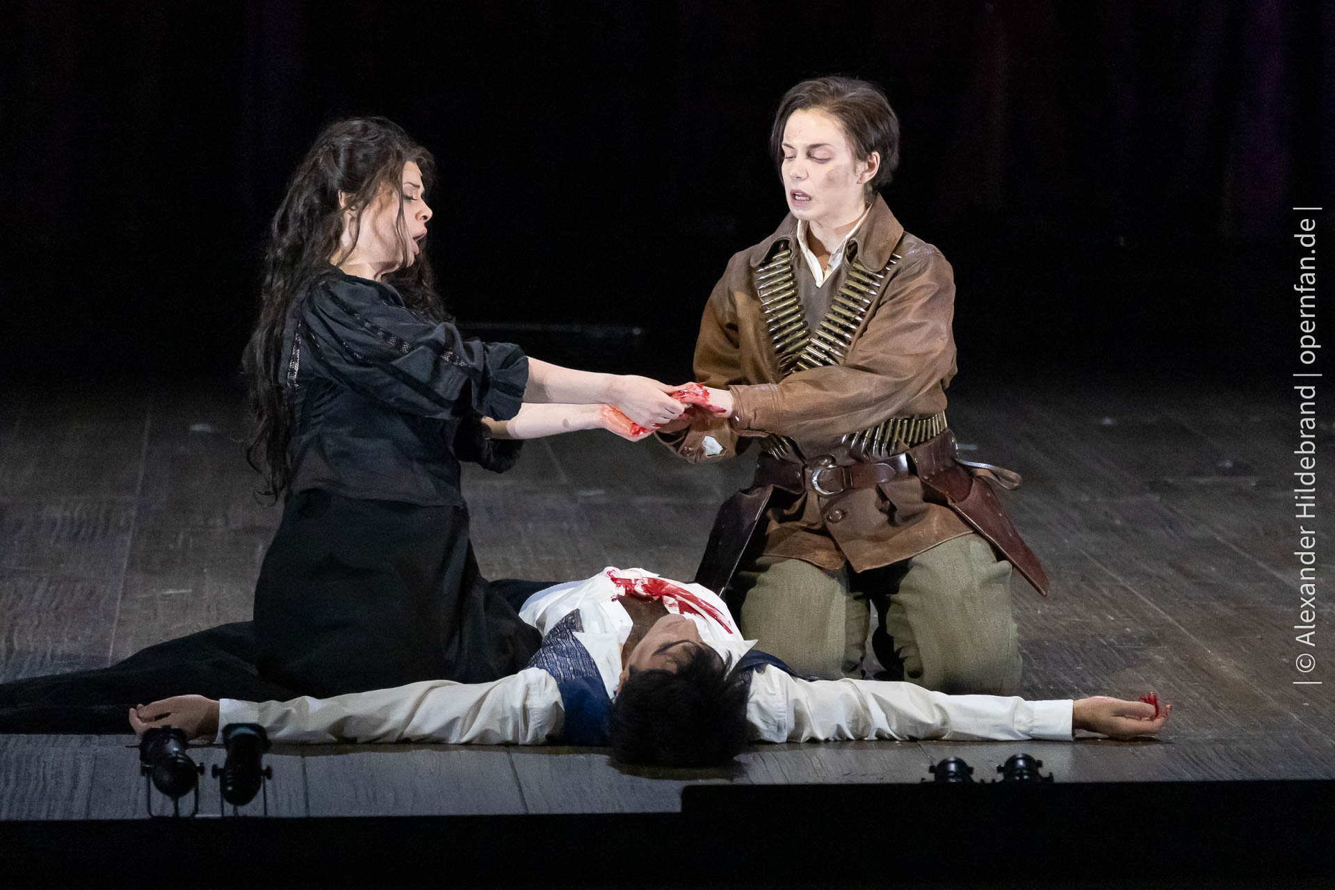 Cornelia, Sesto, Tolomeo | Foto © Alexander Hildebrand | opernfan.de | Giulio Cesare Dob 098