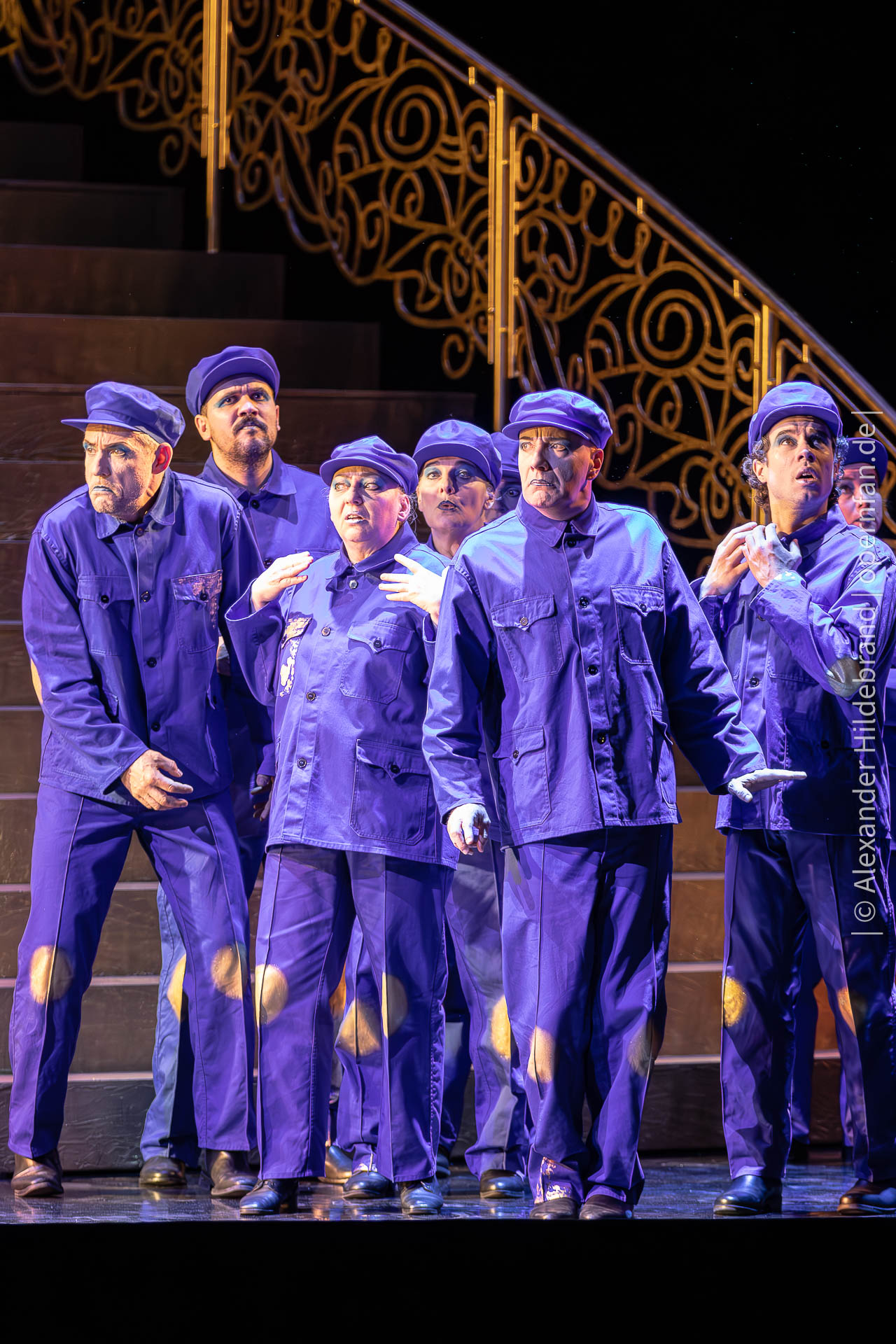 Chorsolisten der Komischen Oper Berlin | Foto © Alexander Hildebrand | opernfan.de | Belshazzar KOB 04